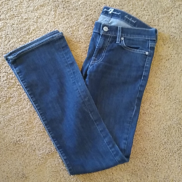 7 for all mankind jeans. size 27. Bootcut. - Picture 2 of 6